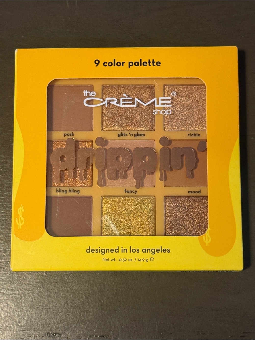 🖤 The Creme Shop Drippin’ 9 Color Eyeshadow Pallet NWT